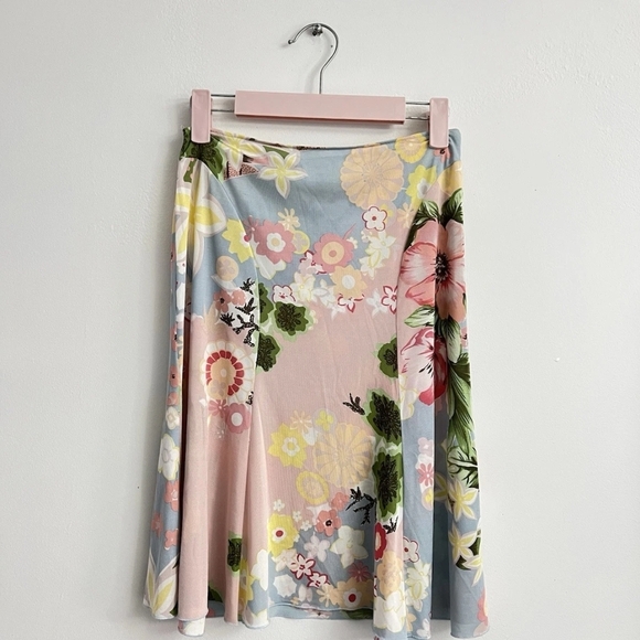 Blumarine Dresses & Skirts - Blumarine Floral A-Line Skirt